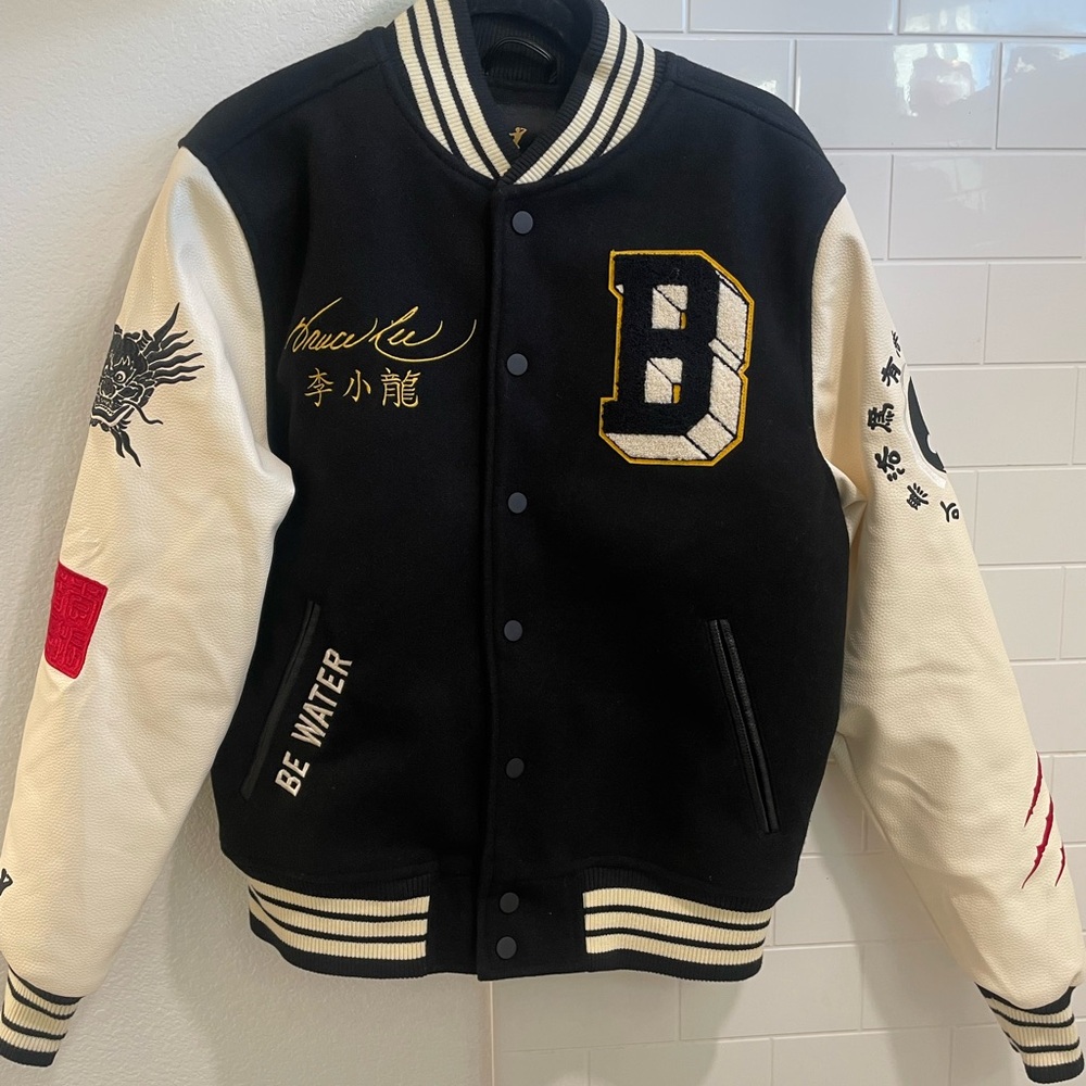 Black and White Varsity Jacket